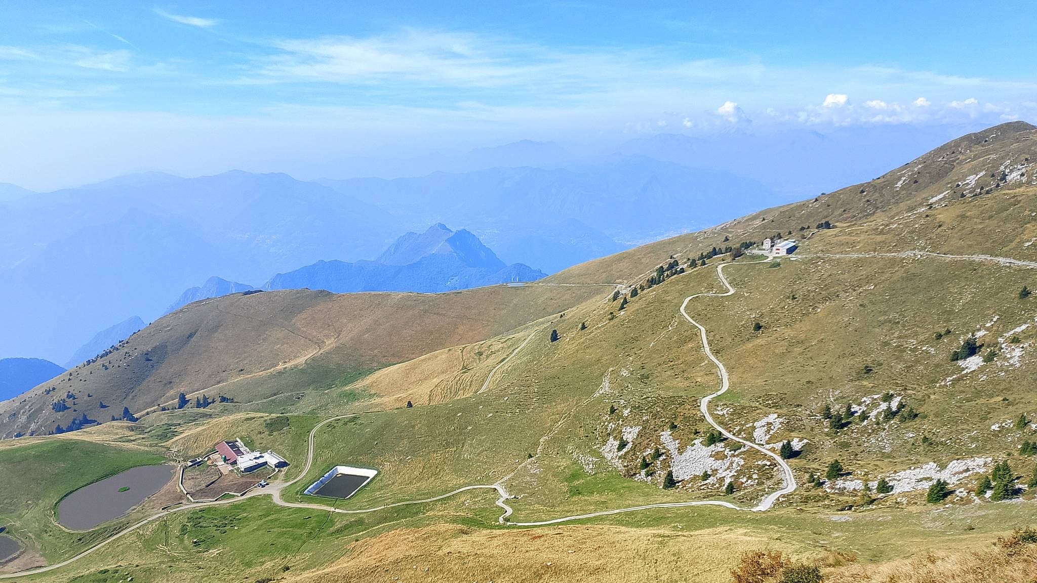 Vista verso il lago d'Iseo